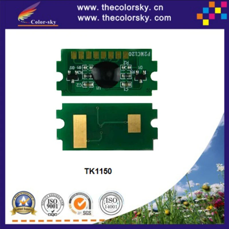 12 шт./лот лазерного принтера тонер картридж сброс настроек чип для Kyocera ECOSYS P2235dn P2235dw M2135dn M2635dn M2735dw труба из углеродистого волокна 3k(TY-TK1150