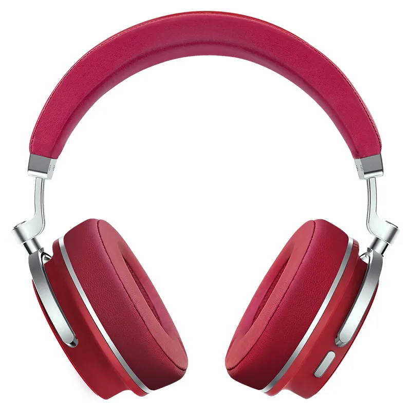 Красный Bluedio беспроводные наушники портативные Bluetooth наушники T4 с микрофоном для IPhone huawei Xiaomi музыкальные наушники - Цвет: Красный