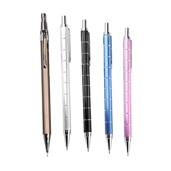 

5 Pcs Mechanical Pencils:4 PCS 0.5mm Metal Mechanical Pencil & 1 Pcs Metal Mechanical Pencil Press Automatic Pens 0.7mm