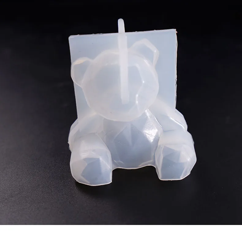 Popular3D милые животные DIY силиконовые ювелирные изделия инструменты для изготовления подвесных полимерных литых форм инструмент для рукоделия