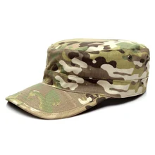 Плоская верхняя шапка для спортивных занятий на свежем воздухе Регулируемая тактическая камуфляжная охотничья рыболовная Солнцезащитная плоская бейсболка кепка для гольфа