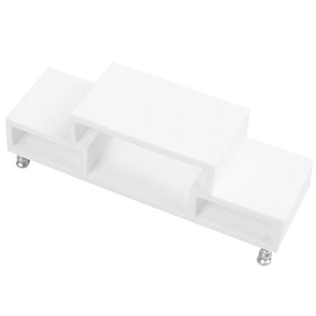 

Dollhouse Miniature 1: 12 Toy Furniture White TV Cabinet L11.9cm