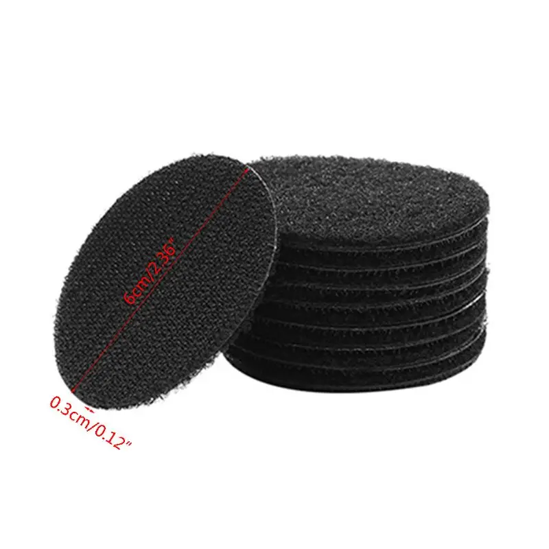 5 шт. двухсторонний крепкий самоклеющийся крюк и петля лента наклейка задняя застежка