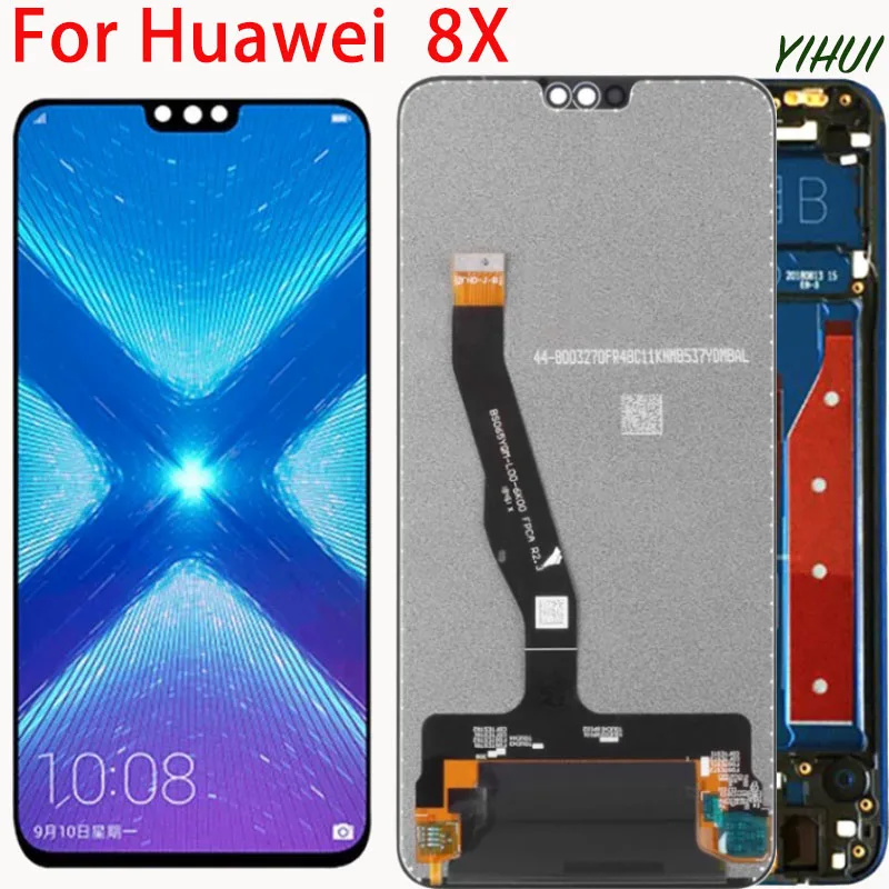 Для Huawei Honor 8X JSN-AL00 JSN-L22 JSN-L21 Полный ЖК-дисплей + сенсорный экран дигитайзер в сборе