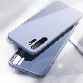 

1000PCS Luxury Liquid Silicone Protective Cover For Huawei P30 Pro P20 Lite P10 Plus Nova 4E Soft Silicon Candy Color Phone Case
