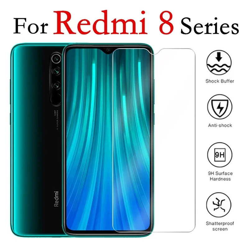 

Not 8 Pro Protective Glass on For Xiaomi Redmi Note 8pro Screen Protector Xiomi Resmi 8A Redmi8 Tempered Glas Note8 Safety Film