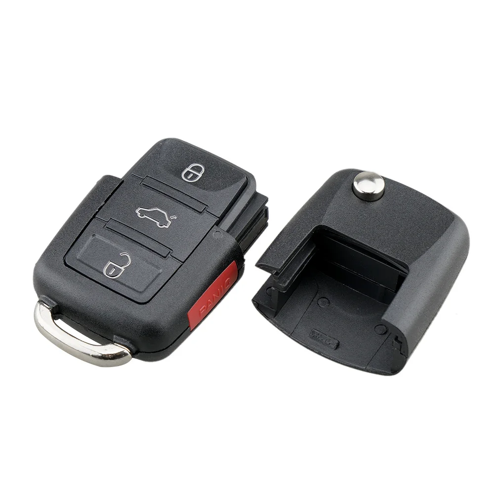 3 кнопки дистанционного ключа оболочки чехол для Vw Jetta Golf Passat Beetle Polo Skoda 2004-2011 Автомобильный брелок без лезвия