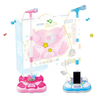 

Children Stand Microphone Singing Machine Stand Microphone Singing Toys - Pink