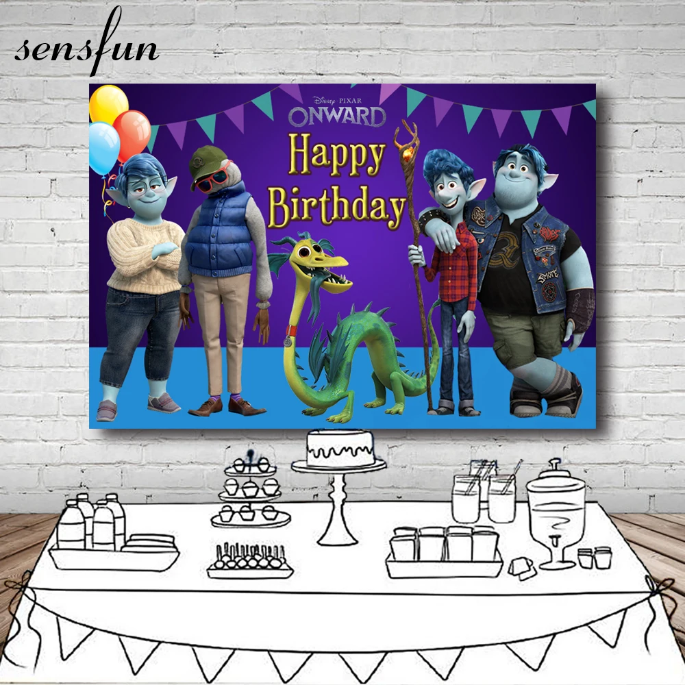 Задний фон Sensfun для фотосъемки с изображением нового кинофильма вечеринки