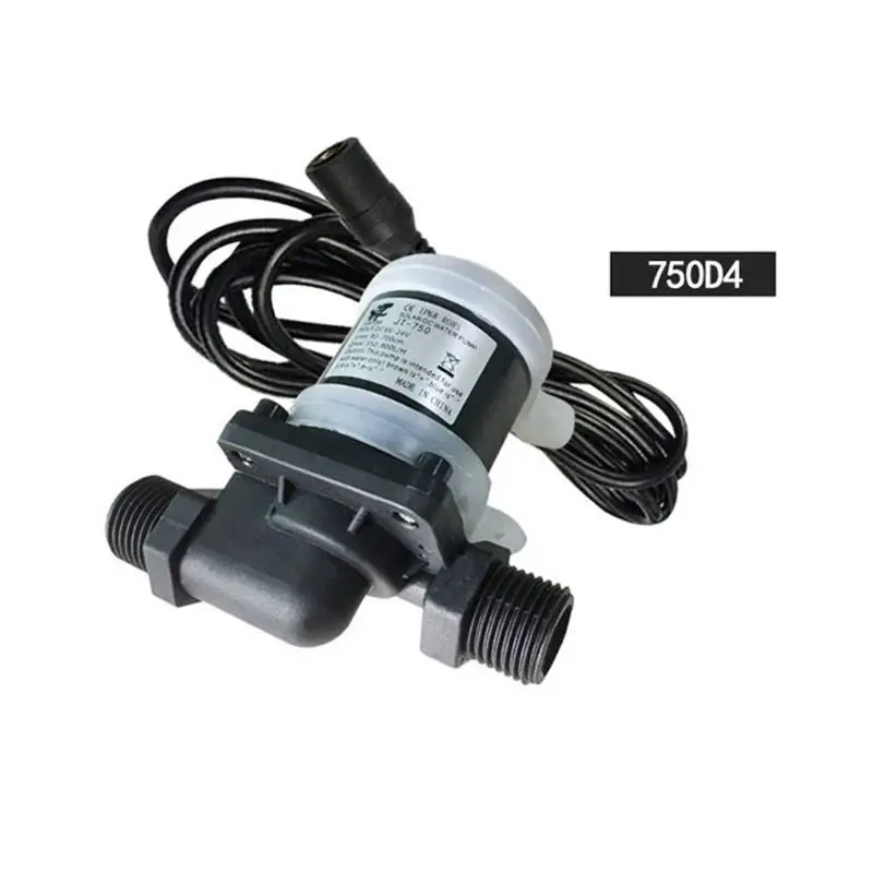 JT-750D микро погружной водяной насос высокого давления AC/DC 12 V/24 V D4/D5 для водонагревателя на солнечной батарее
