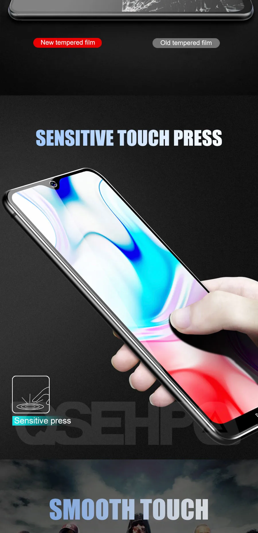 9H закаленное стекло для Xiaomi Redmi 8 8A 7 7A 6 6A Go K20 Pro Redmi Note 8 7 6 Pro Защитная пленка для экрана