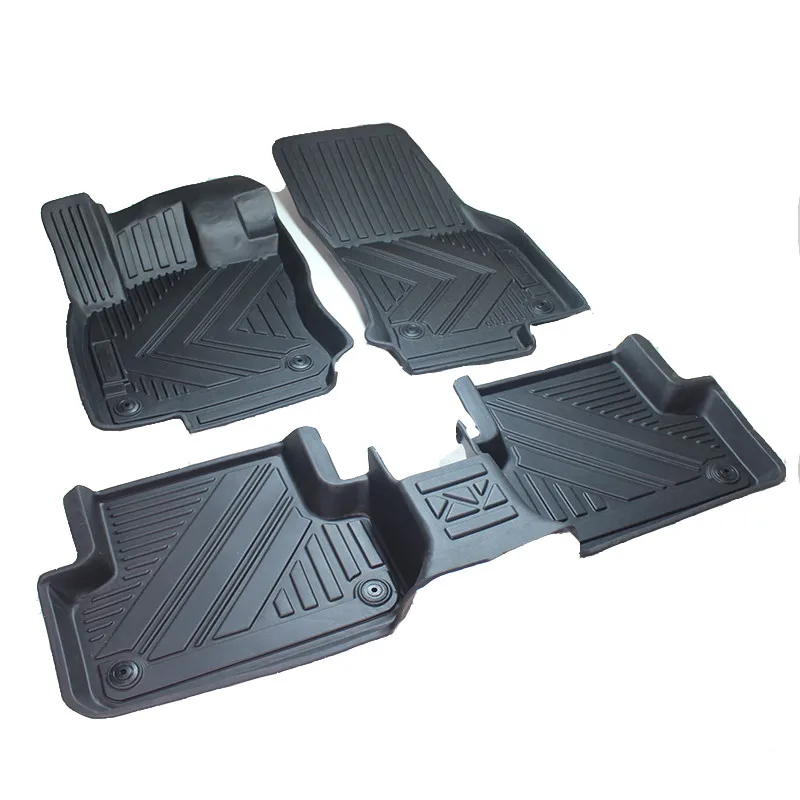 Custom Floor Mats For Volkswagen Golf 7 20142021 Tpe Waterproof Foot Pad Black Fully Surrounded