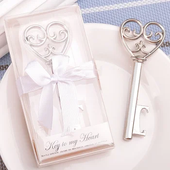

Beer Bottle Opener Wedding Wedding Favors Key Shaped Bottle Opener Party Gift With Box Package Free Shipping