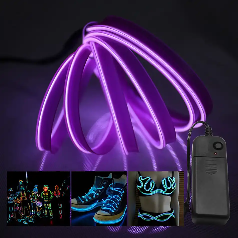 El柔軟なワイヤーソフトチューブライトledネオンlightunder車クリスマスアニメ 女性 部屋ロープライトledストリップネオンサイン Led ストリップ Aliexpress