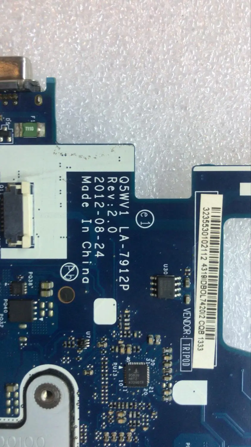 KTUXB Q5WVH LA-7912P для ACER V3-571G E1-571G V3-531G E1-531G Тетрадь материнская плата PGA989 HM77 GT730M 4G DDR3 Тесты работы