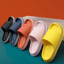 

Summer Beach Sandals Women Couples Thicker Comfortable Slippers Men Home Light Bathroom Thick Shoes Garden Hiking
