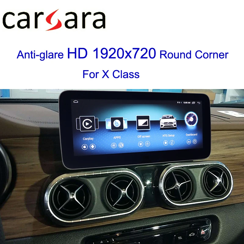 Mercedes X Class стол Экран подтяжку лица Comand обновление Wi-Fi Bluetooth CarPlay Круглый угол высокого разрешения dvd-плеер