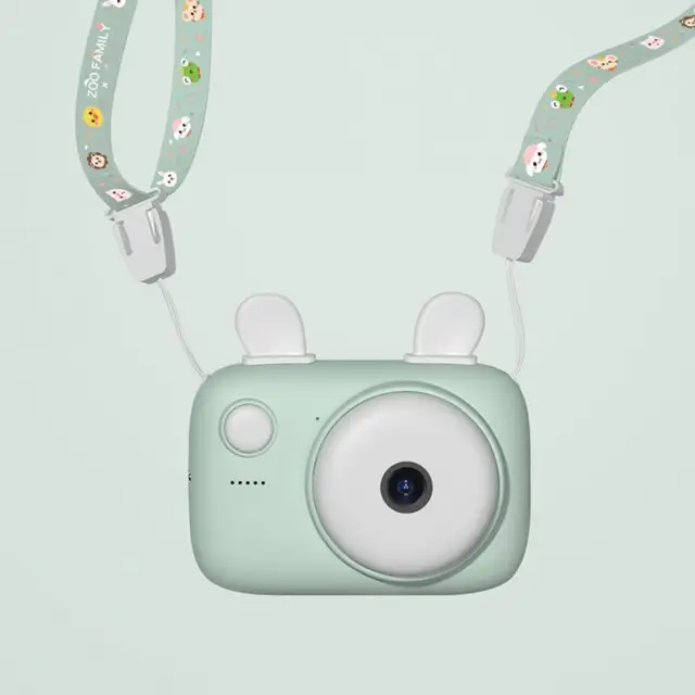 New Children's Photography Toy Mini Rabbit Ear Solid Color SLR Camera Baby Toy Christmas Birthday Gift Toy 5