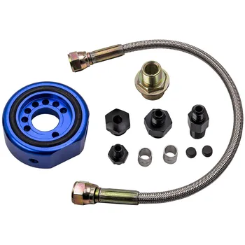 

For Honda Civic Integra CRV CRX B20 LS Vtec Conversion Adapter Sandwich Plate Blue