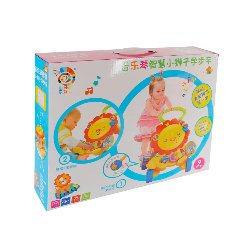 

Tmall Signature Child Walker Lion Baby Trolley Toy Infant Multi-functional Music Anti-slip Baby Walker