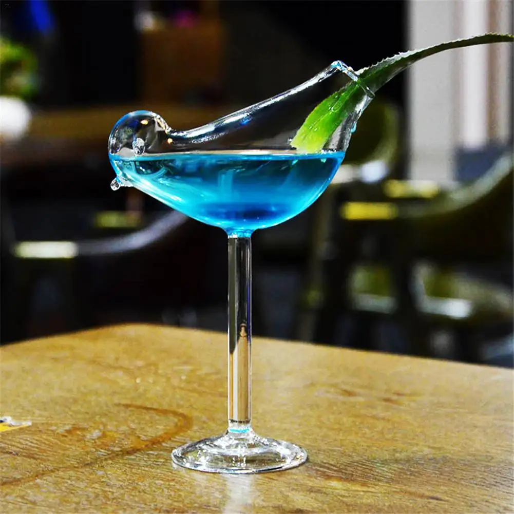 200 мл креативная чаша для коктейля в форме птицы, стеклянная индивидуальная молекулярная копченая модель, фэнтези, бокал для вина