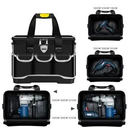 Bolsa de herramientas portátil resistente al agua para electricista, bolsa de herramientas de almacenamiento de lona gruesa, bolsos de viaje, organizador de embalaje de piezas de herramientas de Moto