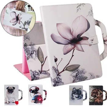 

For iPad 10.2 2019 iPad 7 th Animal Printed Portable Book Case Card Wallet Tablet Cover for iPad Pro 10.5 iPad Air 3 10.5 ''