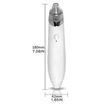

Household Rechargeable Vacuum Blackhead Remover Facial Vacuum Pore Cleaner