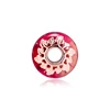 Pink Murano Glass Beads Jewelry 2019 New Rose Golden Leaves Charm Beads for Charms Bracelets DIY Women Beads for Jewelry Making 5