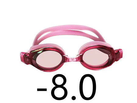 YZB moda profesional procesción ajustable grado miopia natacion GogglesMyopia hombres mujeres gafas impermeables adultos gafas - Цвет: Бургундия