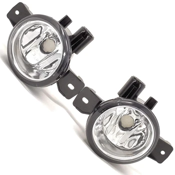 

Left+Right Front Bumper Clear Fog Light Lamp for BMW X6 E71 E72 2008-2012 63177187631 63177187632