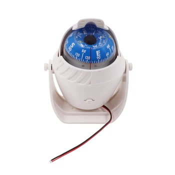 

Waterproof Digital Pivoting Compass Navigation LED Lights for car Caravan Truck Marine Boat Accessories