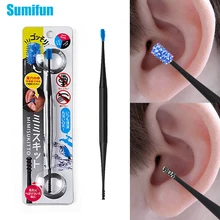 Спираль уха Палочки мягкий силиконовый очиститель ушной серы двойной компоновка зон устьевого оборудования ухо Палочки ушной серы кюретка для удаления безболезненные ушные ложка чистым инструментом Спираль уха Палочки мягкий силиконовый очиститель ушной серы двойной компоновка зон устьевого оборудования ухо Палочки ушной серы кюретка для удаления безболезненные ушные ложка чистым инструментом