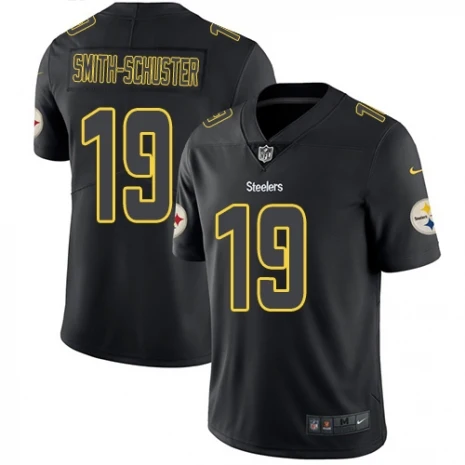 Men Все сшитые Питтсбург качественные мужские футболки Steelers JuJu Smith-Schuster - Цвет: Men