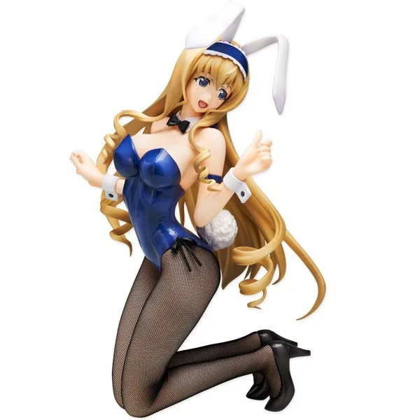 

30CM Anime Infinite Stratos IS Cecilia Alcott Bunny Girl Sexy Ver Kneeling 1/4 Scale PVC Action Figure Collection Model Toys NEW