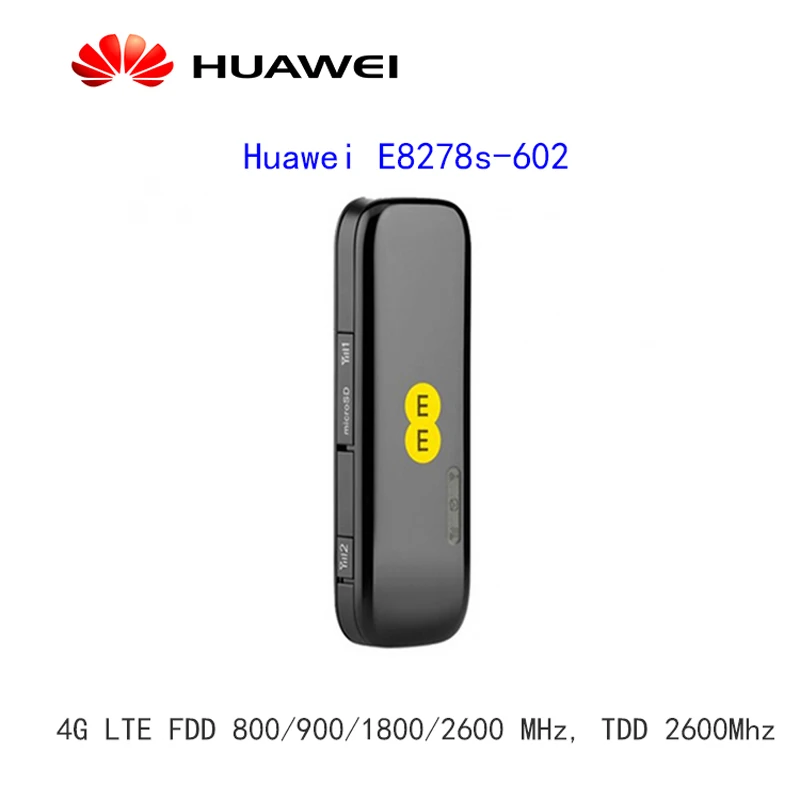 Разблокирована lte 4G 150 Мбит/с E8278s-602 Huawei E8278 4g USB Wi-Fi беспроводной модем аппарат не
