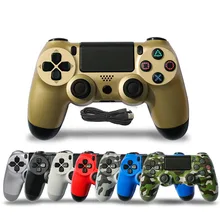 Dualshock 4 проводной джойстик usb для PS4 PRO джойстик геймпад двойной шок для PS4 консоль для Playstation 4 PS3 PC