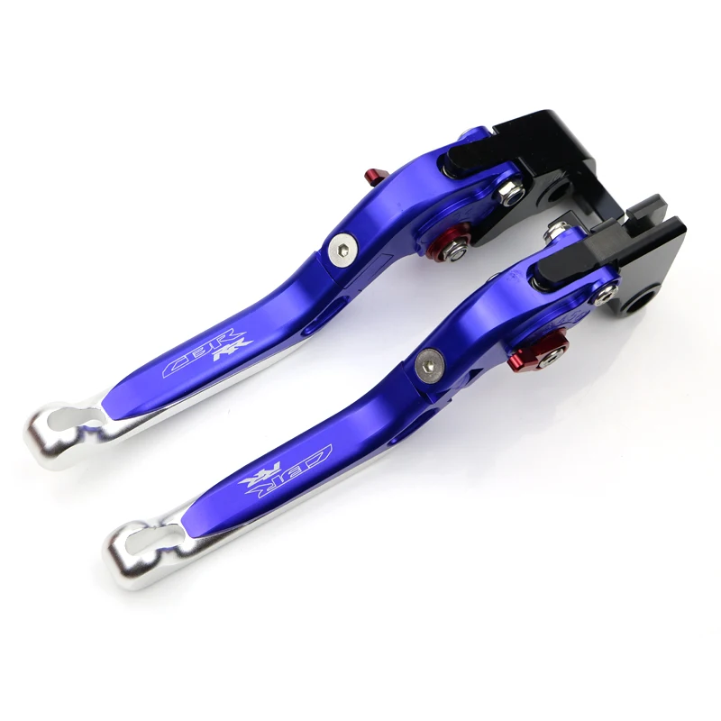 red blue silver Для Honda CBR600RR 2007 2008 2009 2010 2012 2013 складной регулируемый мотоцикла с ЧПУ сцепные рычаги CBR 600RR 2007 - Цвет: red blue silver
