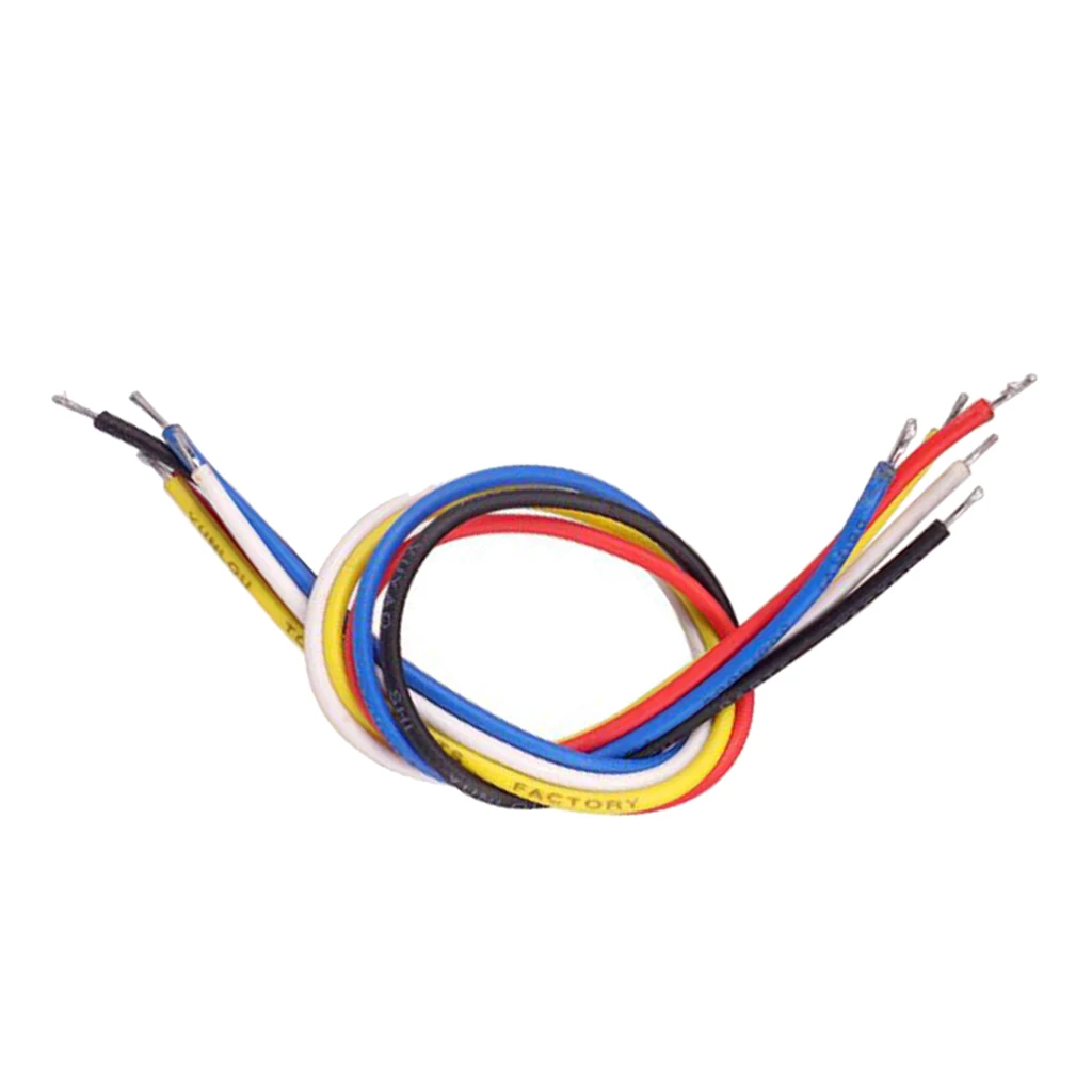 10x Electric Guitar Bass Interior Connecting Cable Circuit Line Multi 19cm