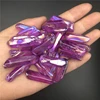 Wholesale 50g Electroplated Red Titanium Rainbow Aura Lemurian Quartz Crystal Point Healing Stones Decor Natural Quartz Crystals ► Photo 2/6