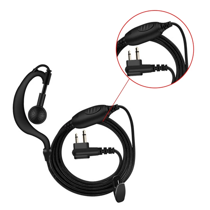 PPT In Ear Динамик для BAOFENG UV 5R иди и болтай Walkie Talkie наушники двухстороннее радио Uv 82 6R