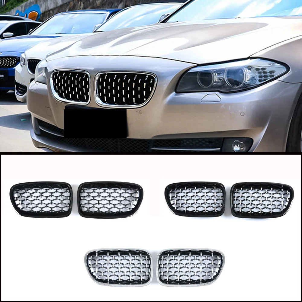 

Diamond Star Style Front Kidney Grille Bumper For BMW 5 Series F10 F11 2010-2016
