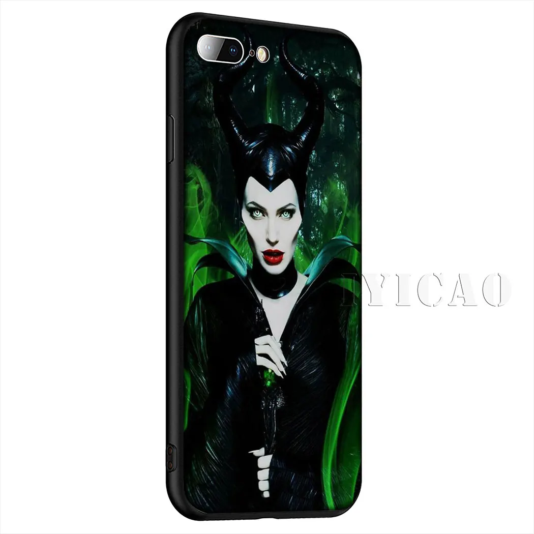 6 Мягкий силиконовый чехол Maleficent для iPhone 11 Pro XR X XS Max 6 6S 7 8 Plus 5 5S SE - Цвет: 6
