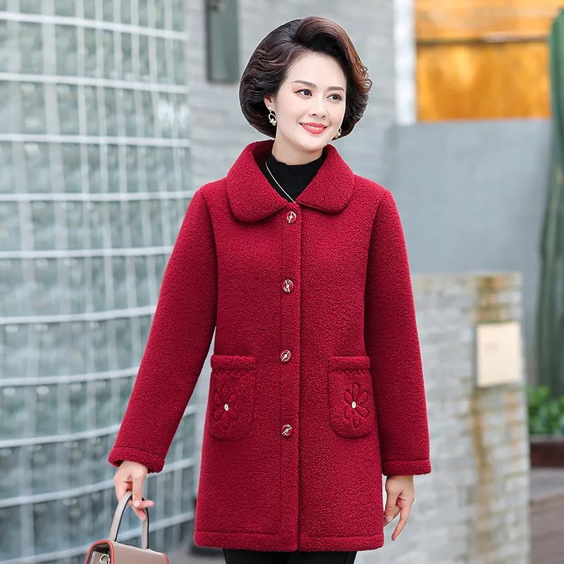 Warm Fleece Jackets Overcoat Casual 