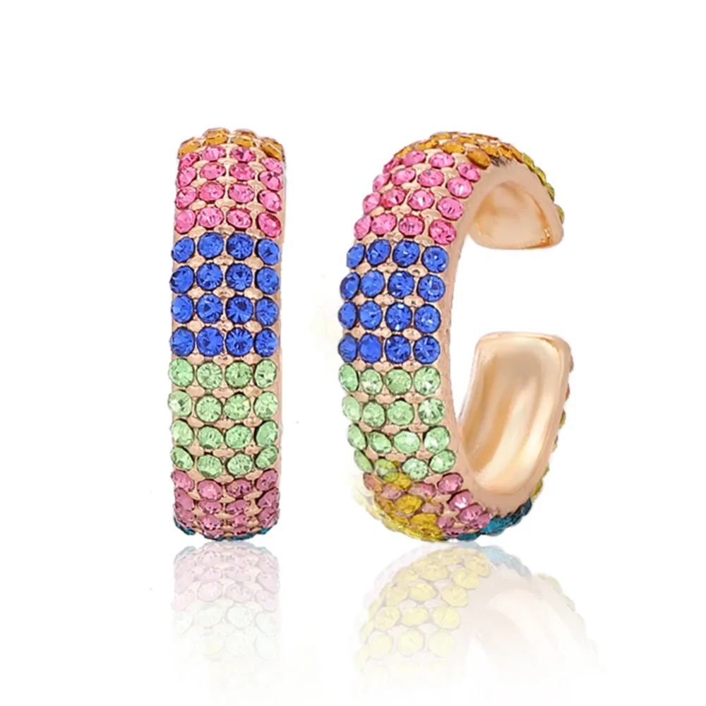 Серьги-кольца Vedawas ZA BA, специальный дизайн, Винтажные серьги Brincos для женщин, подарки,, двойные, Eleven