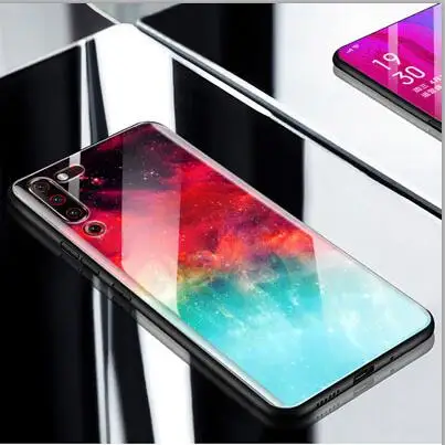 Армейский зеленый Z6Pro, градиентные синие чехлы с закаленным стеклом, задняя крышка для lenovo Z6 Pro, оболочка, силиконовая рамка, чехол для lenovo Z 6 Pro Funda - Цвет: Армейский зеленый