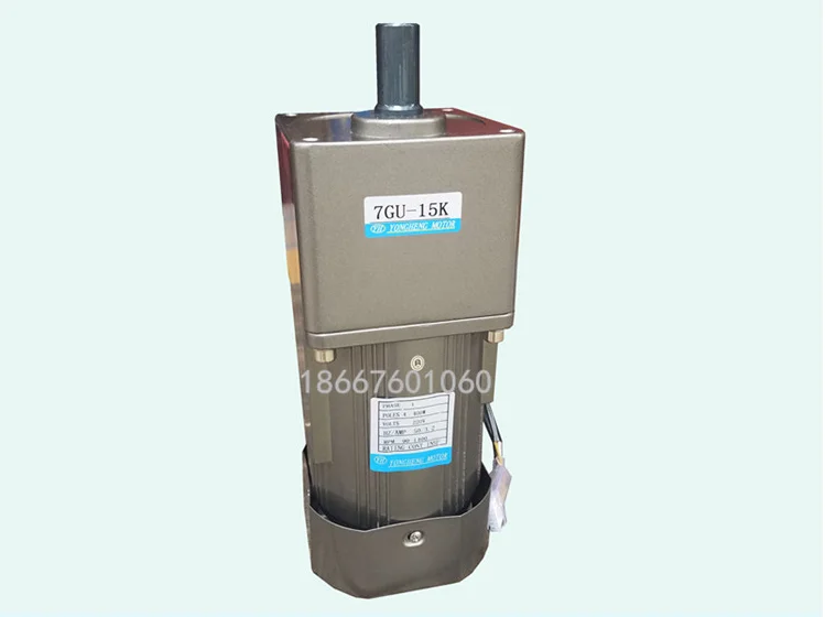 7IK400GU-CF AC220V / 380V 400W AC gear reduction asynchronous motor, high torque, reversible, fixed speed