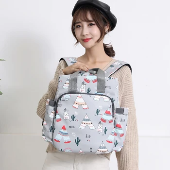 

2020 Fashion Multifunctional Shoulder Mom Backpack Suitable for Women's School Bags Large Capacity Rugged
