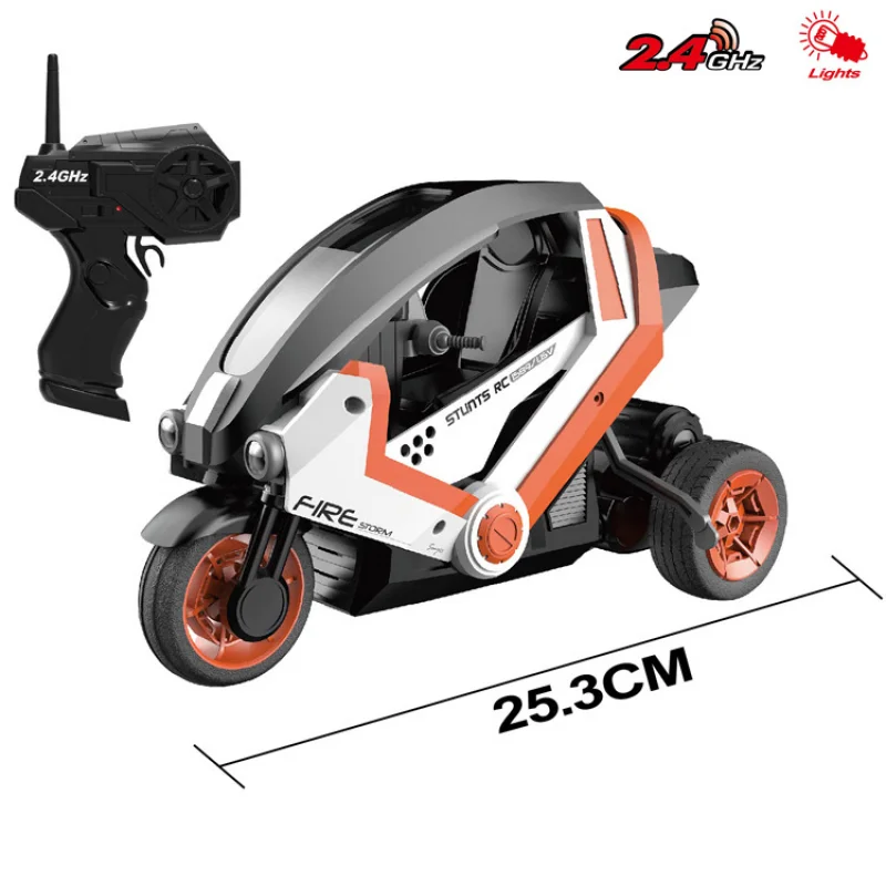 1:8 2.4G Rc Auto Afstandsbediening Stunt Rc Auto Elektrische Motorfiets Met Cool Licht Speelgoed Voor Jongens Kinderen Geschenken