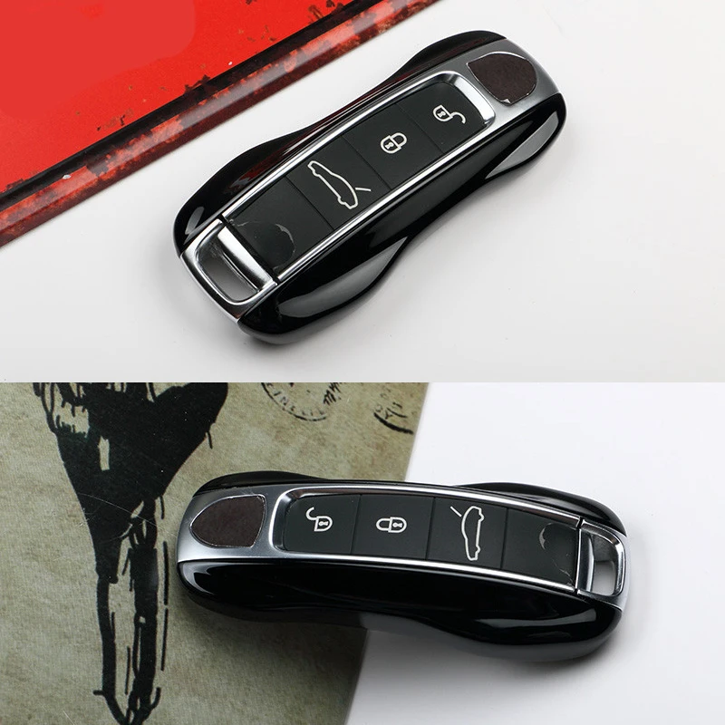 Car Key Shell For Porsche Panamera 17+ Cayenne Remote Fob Key Case Cover ABS